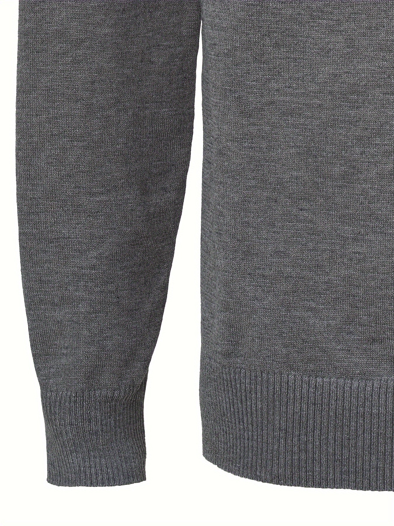 Sumuel | Quarter Zip Knit Sweater Long Sleeve
