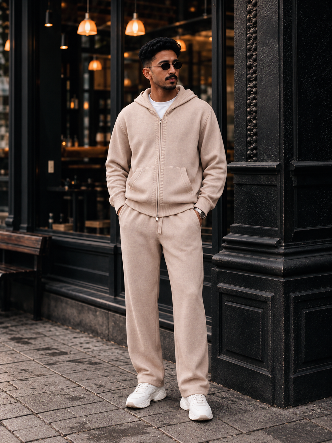 Jonathan | Tracksuit With Zip Hoodie and Straight Pants