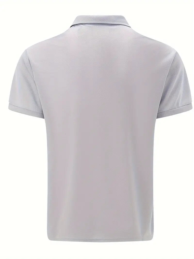 Ilan | Zip Collar Short Sleeve Polo