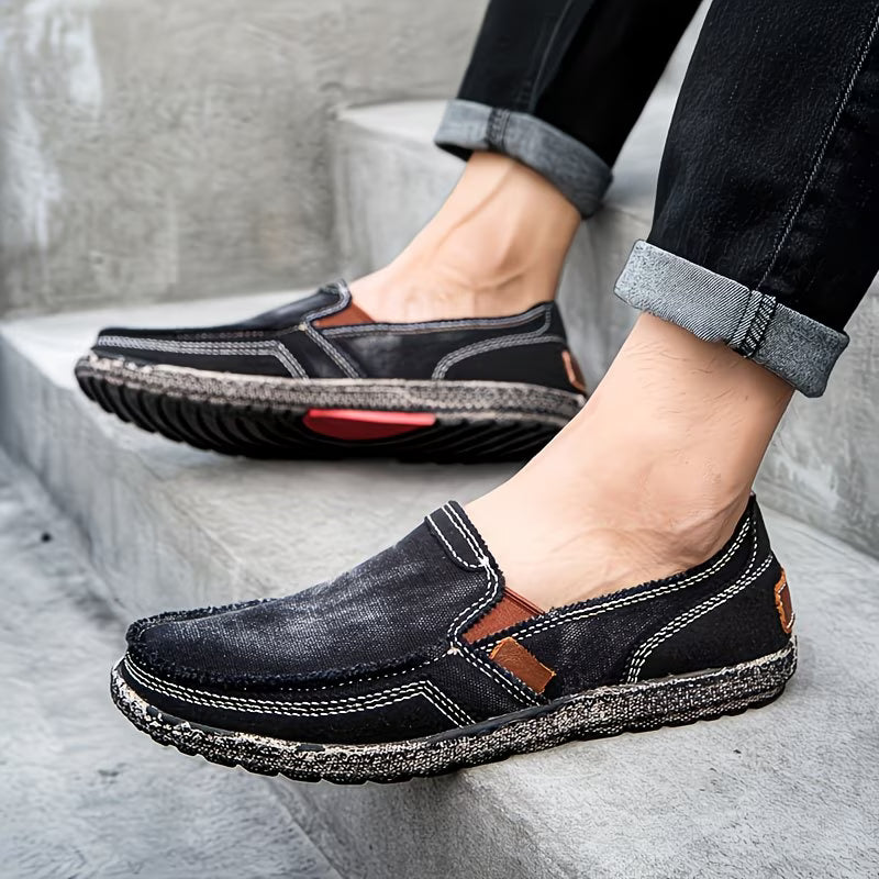 Vagner | Canvas Slip-On Casual Loafers