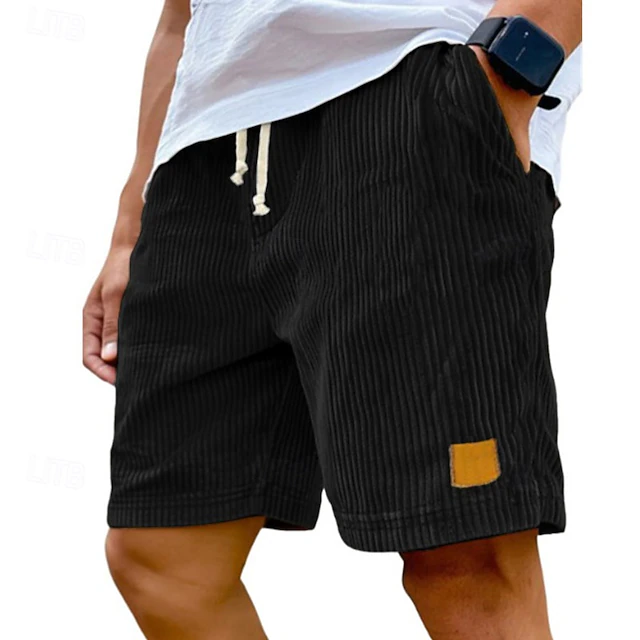 Dearen | Corduroy Casual Drawstring Shorts