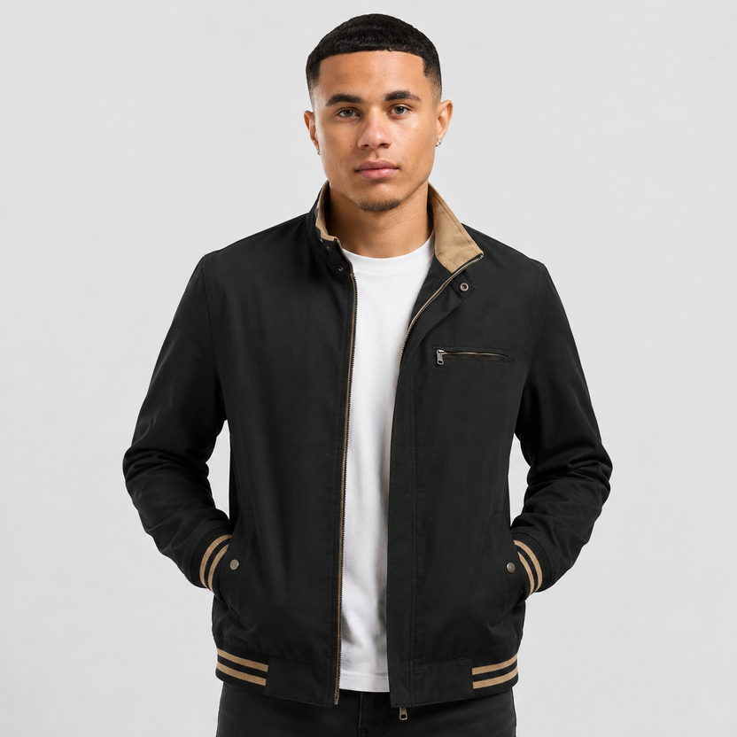 Zenon | Jacket With Long Sleeves and Front Zipper
