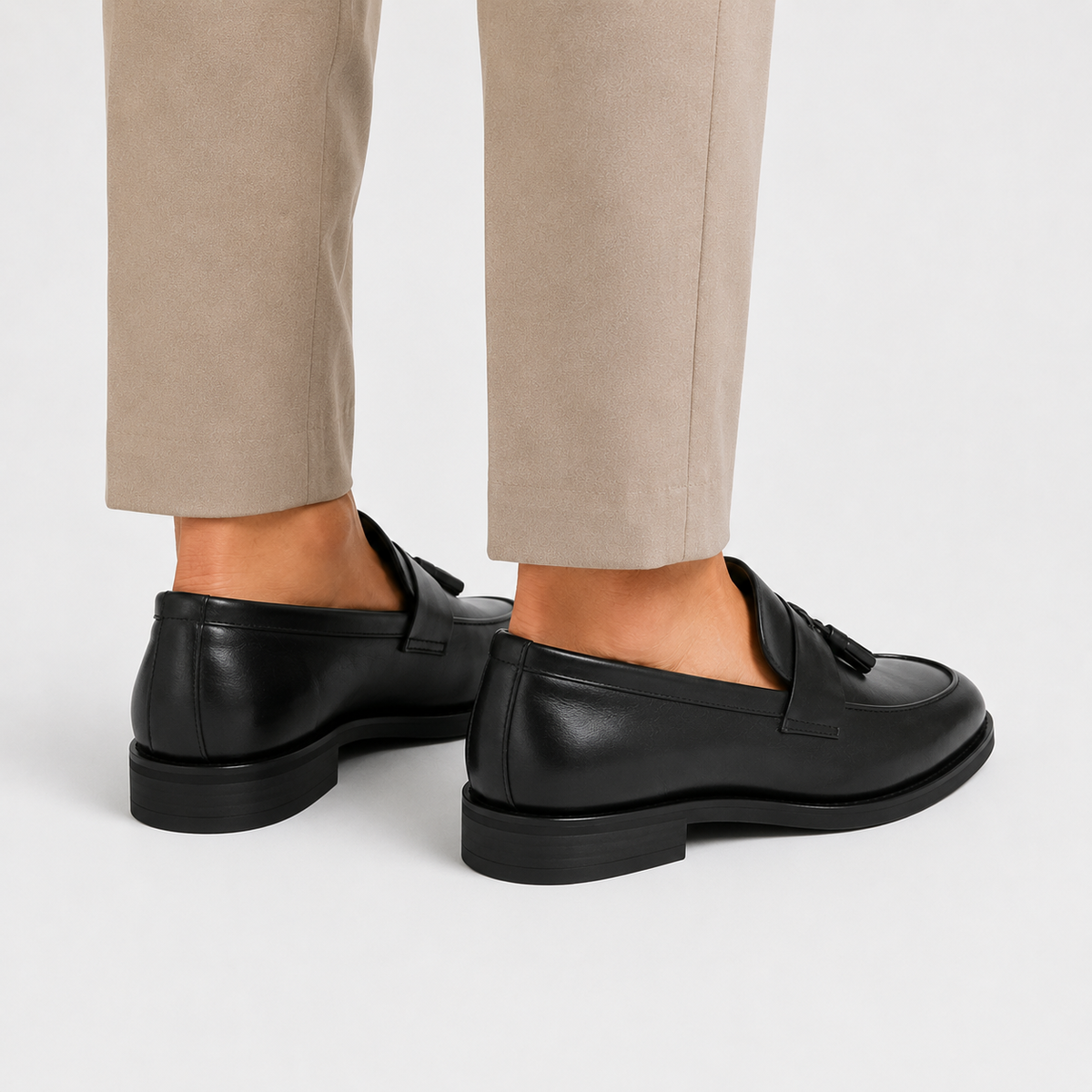 Leonides | Loafers With Tassels and Low Block Heels