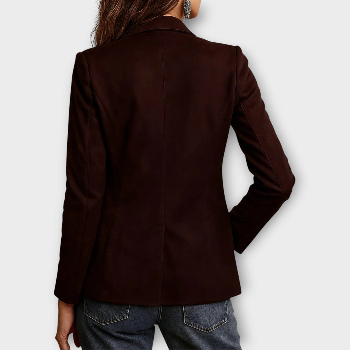 Dorothy | Suede-Style Blazer With Patch Pockets