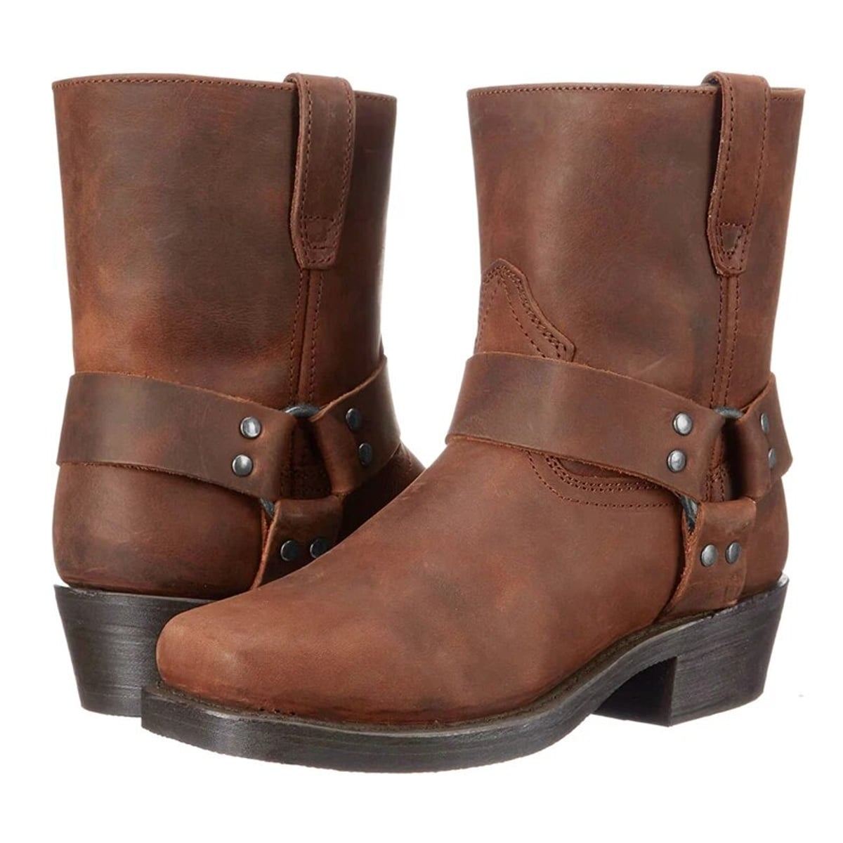 Filiberta | Boots With Harness Straps and Side Zipper