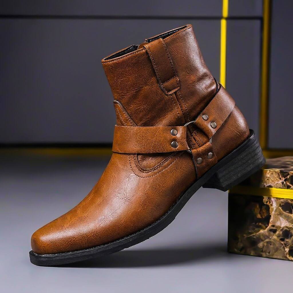 Dylan | Ankle Boots for with Harness Straps
