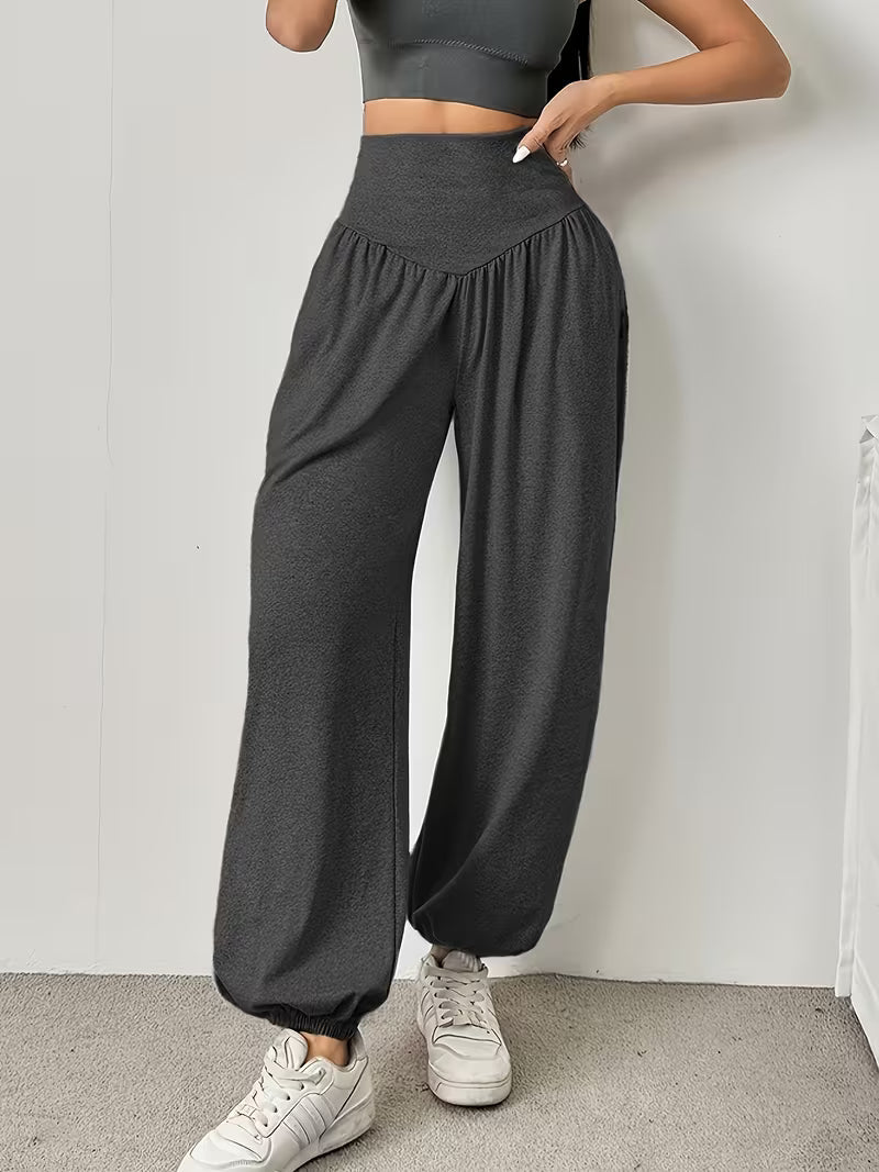 Elenina | Wide Leg High Waist Pants for Comfort