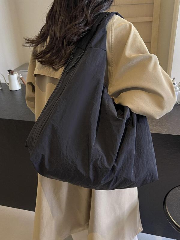 Marilla |  Oversized Nylon Slouch Shoulder Bag