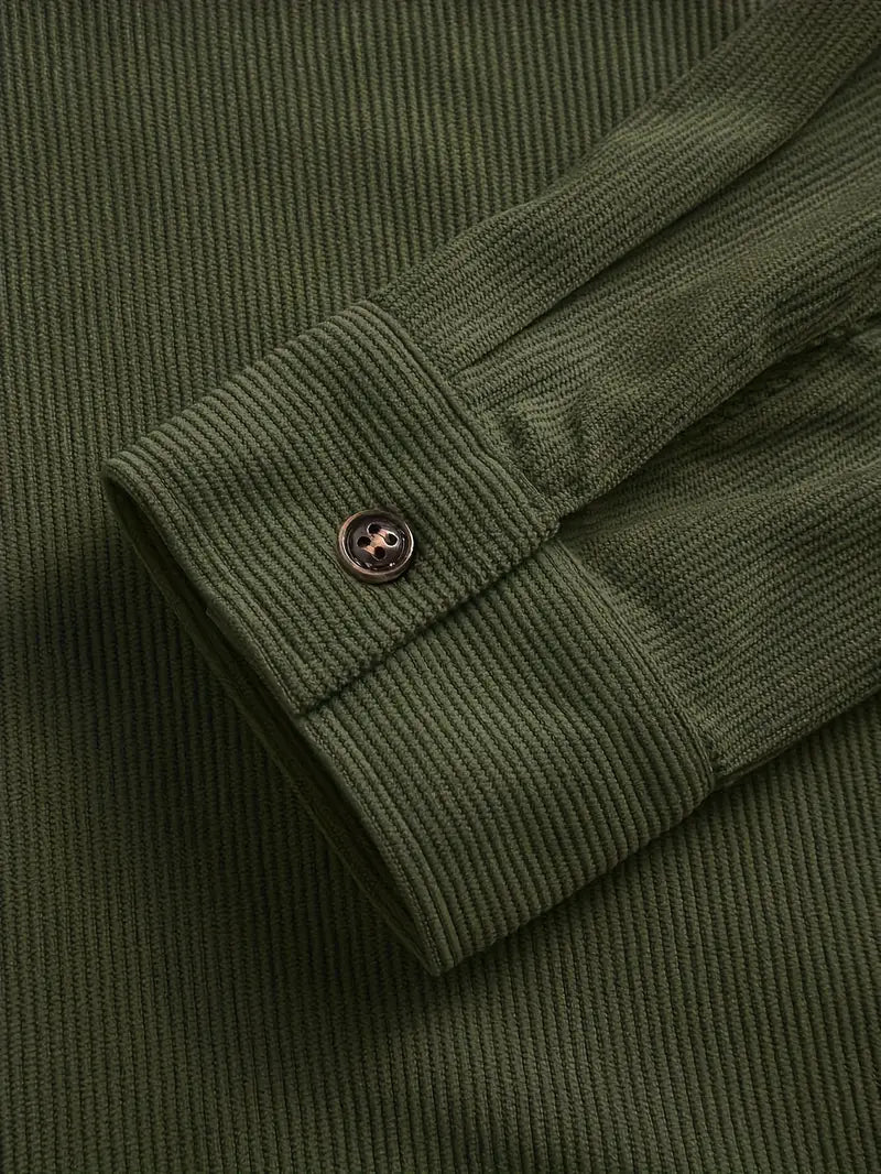 Rickey | Corduroy Shirt Long Sleeve Button-Up Style