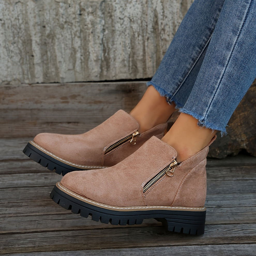 Birgitta | Ankle Boots With Side Zip Closure