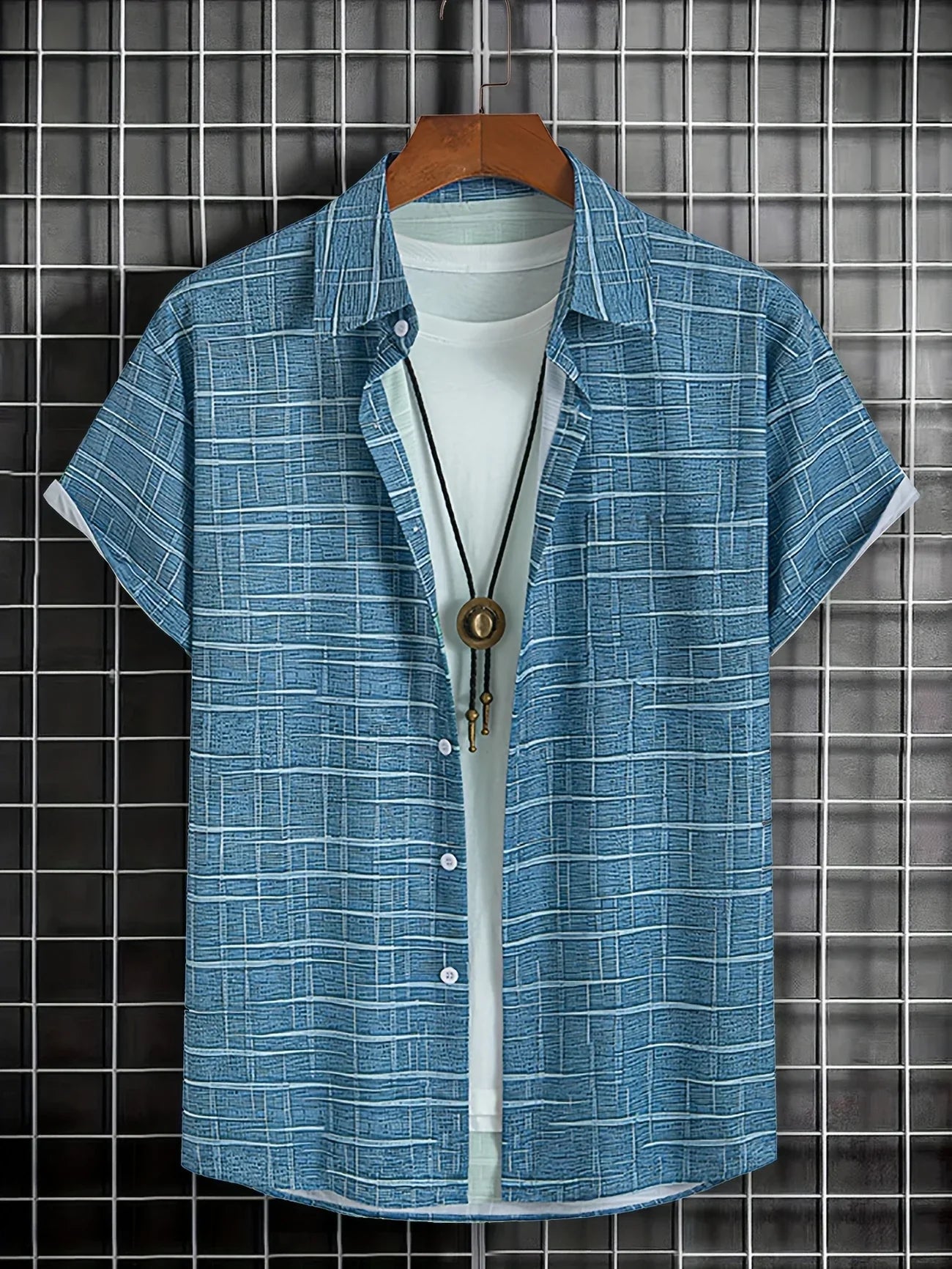 Haroyan | Plaid Stripe Button Shirt
