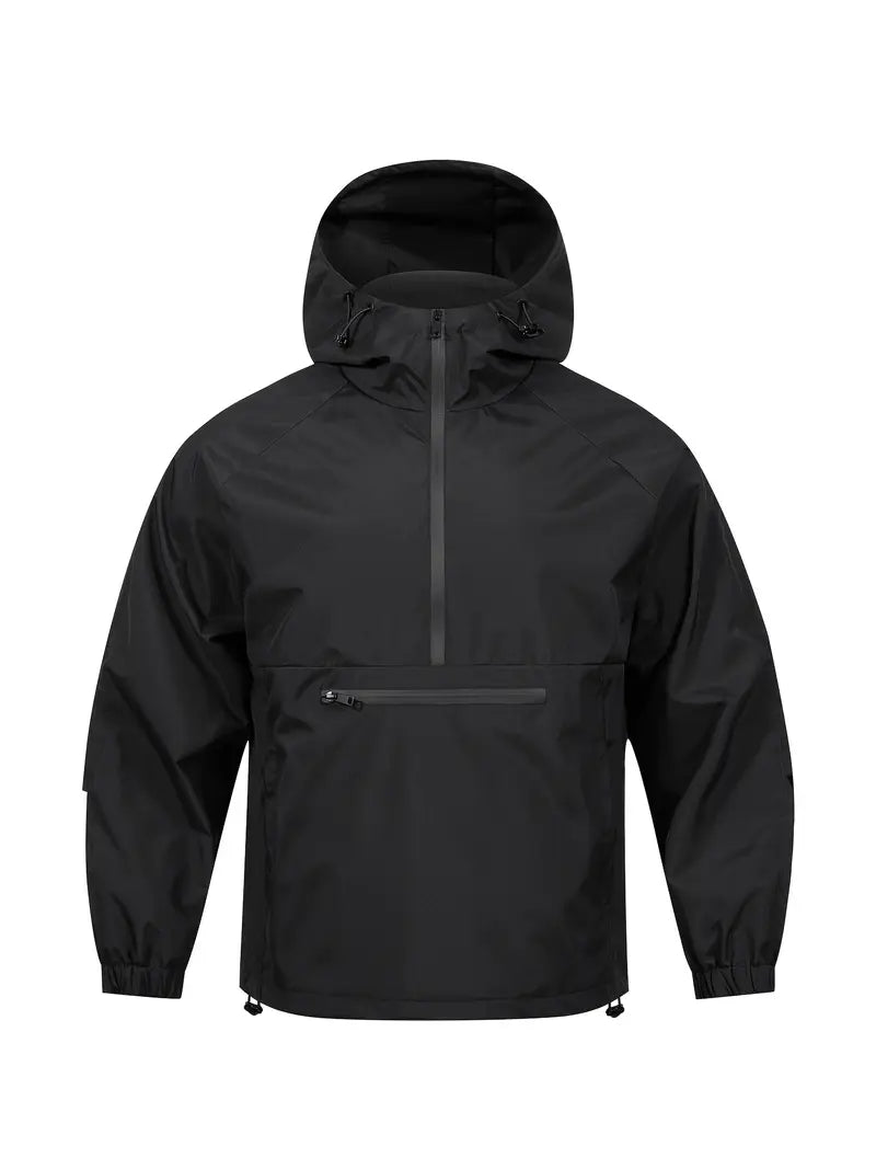 Shepard | Hooded Half-Zip Pullover Jacket with Pocket