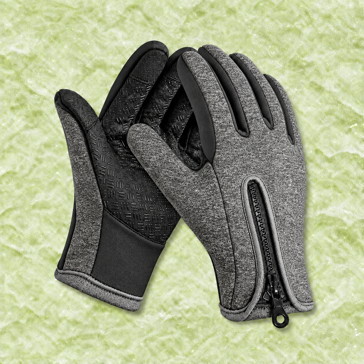 Newman | Gloves With Soft-Looking Zip Cuffs