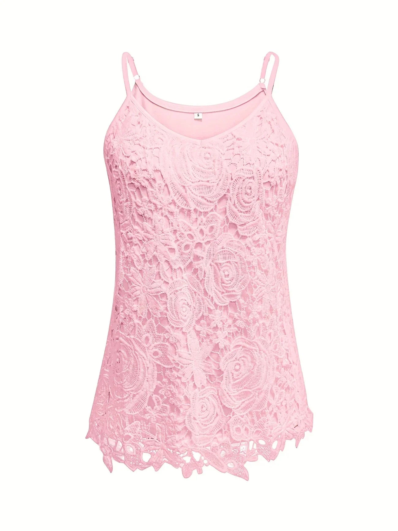 Juna | Lace V Neck Sleeveless Camisole Top