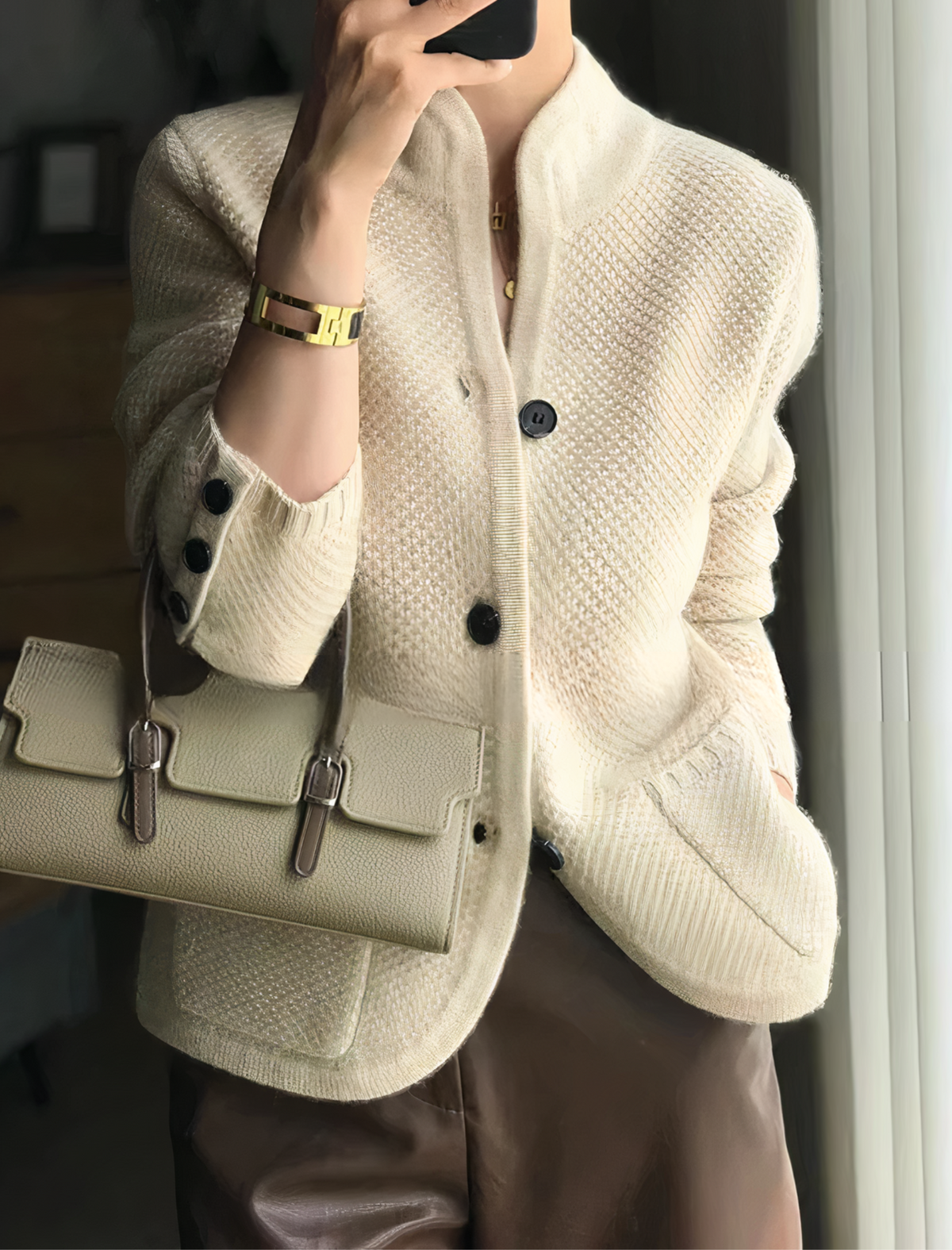 Robyn | Cardigan V-Neck Button Front Knit