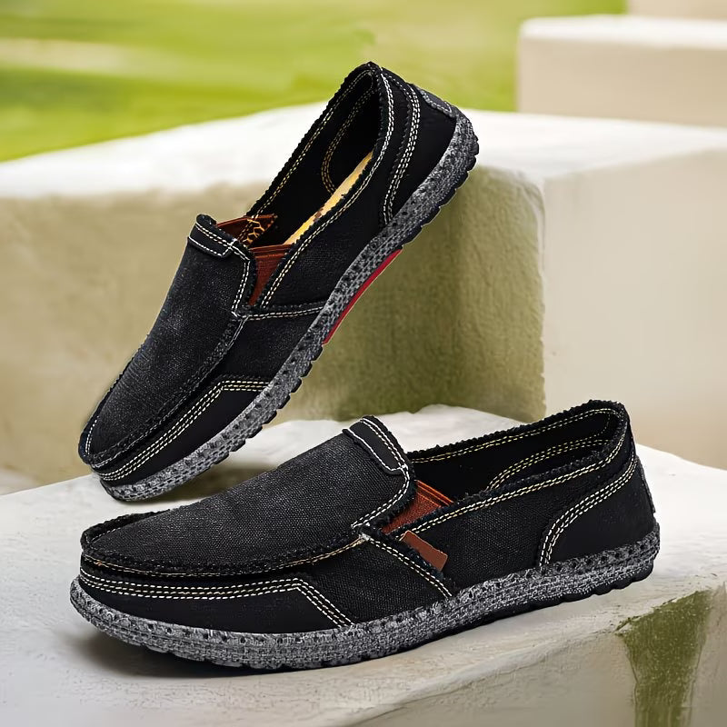 Vagner | Canvas Slip-On Casual Loafers