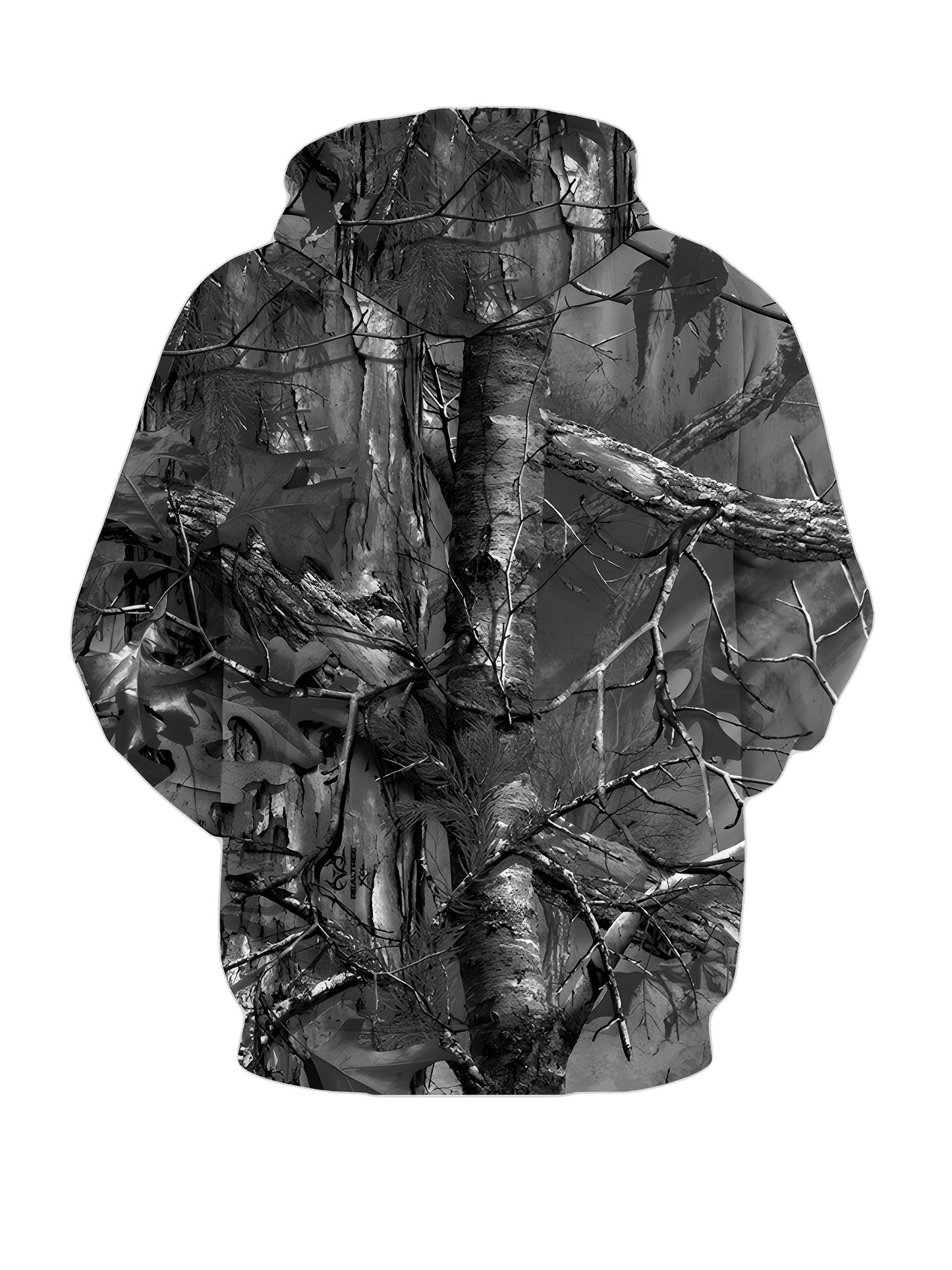 Whitaker | Full Zip Hooded Camouflage Print Hoodie