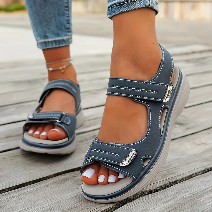Shanyel | Double Strap Open Toe Sandals