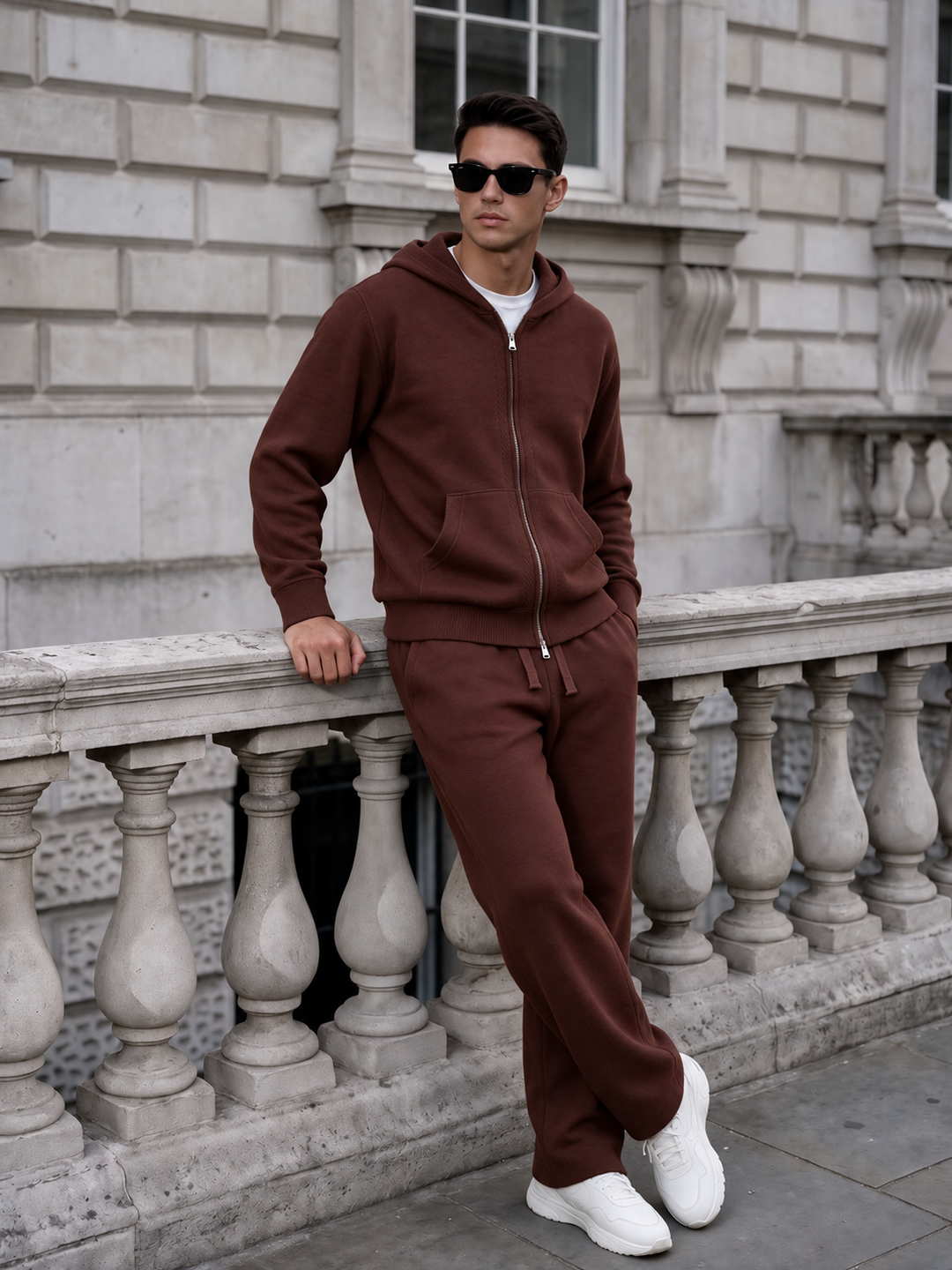 Jonathan | Tracksuit With Zip Hoodie and Straight Pants