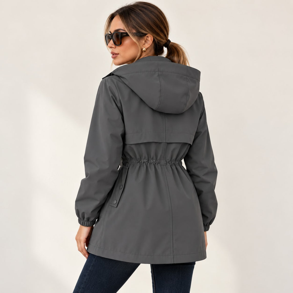 Echoglow | Hooded Parka with Adjustable Waist