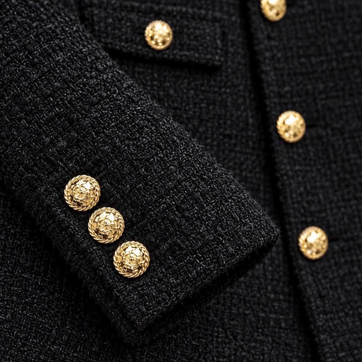 Radmieandra | Tweed Jacket with Gold Buttons
