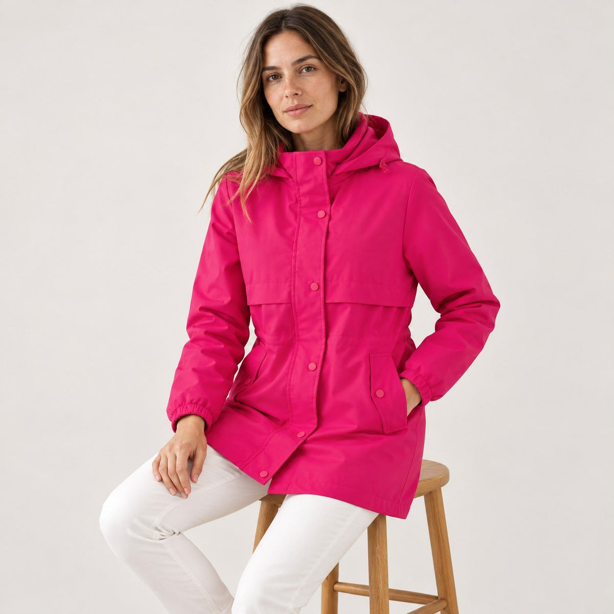 Echoglow | Hooded Parka with Adjustable Waist