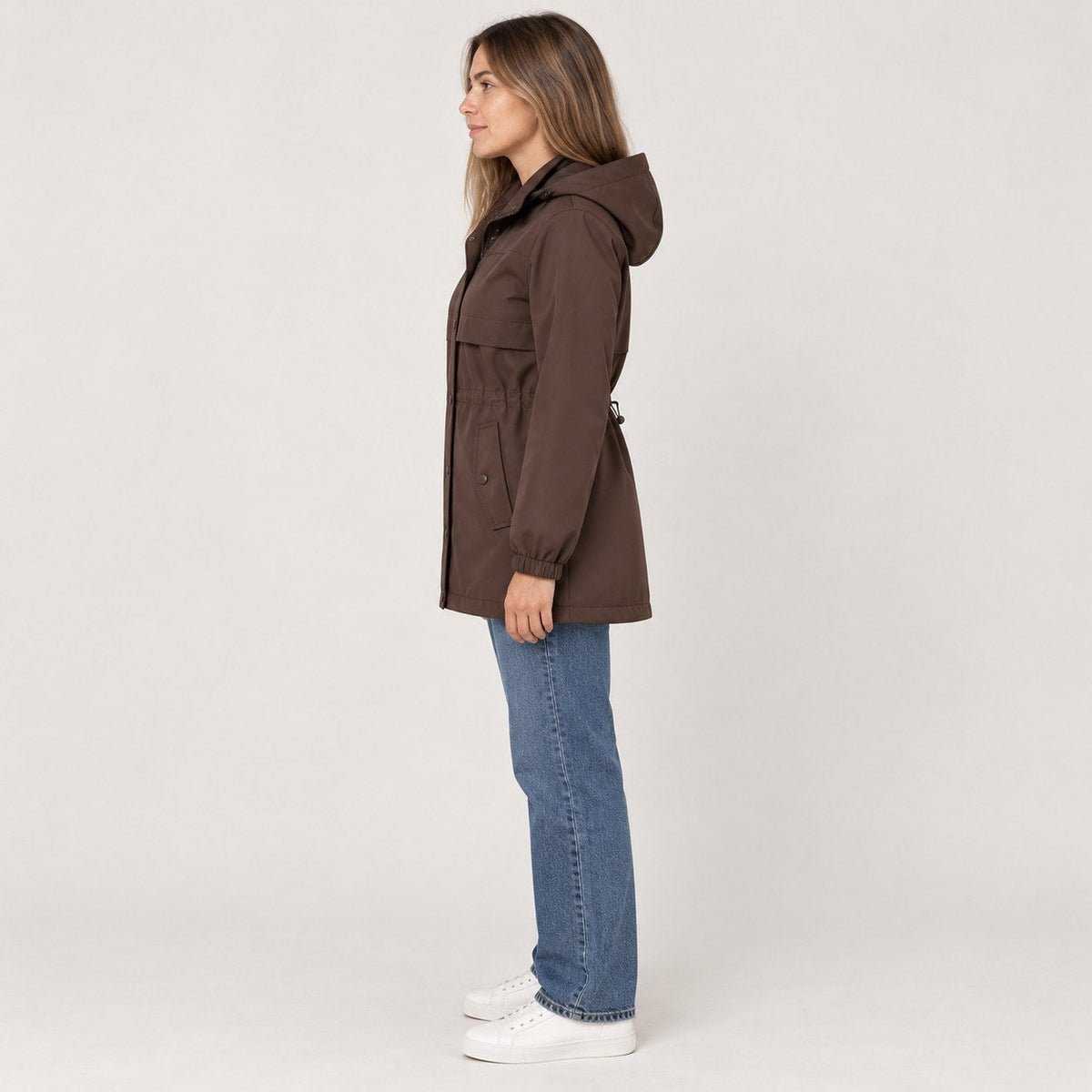 Echoglow | Hooded Parka with Adjustable Waist
