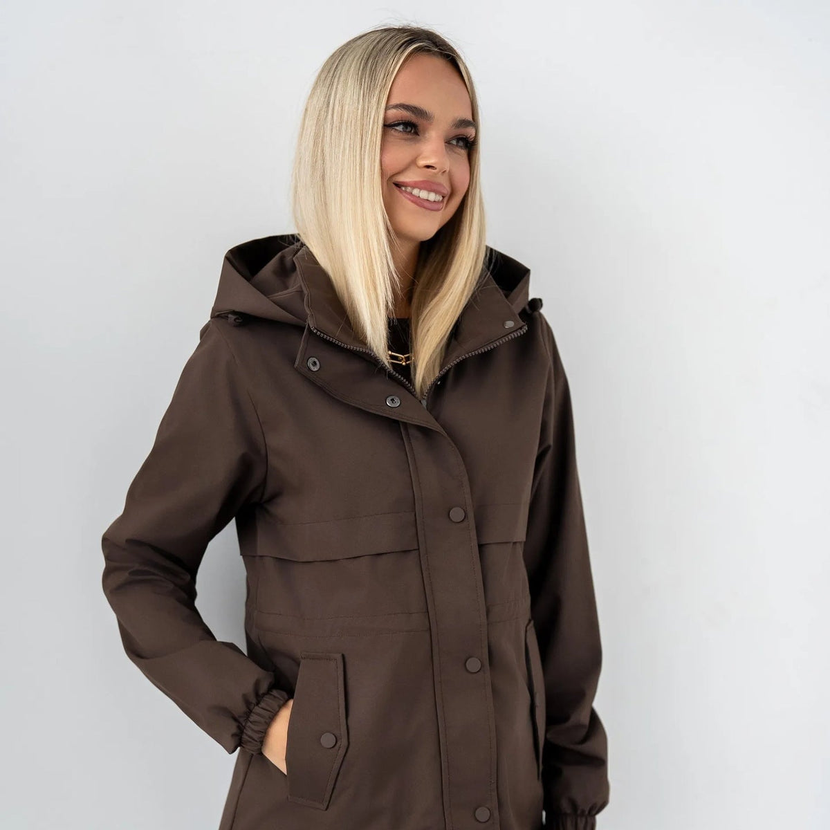 Echoglow | Hooded Parka with Adjustable Waist