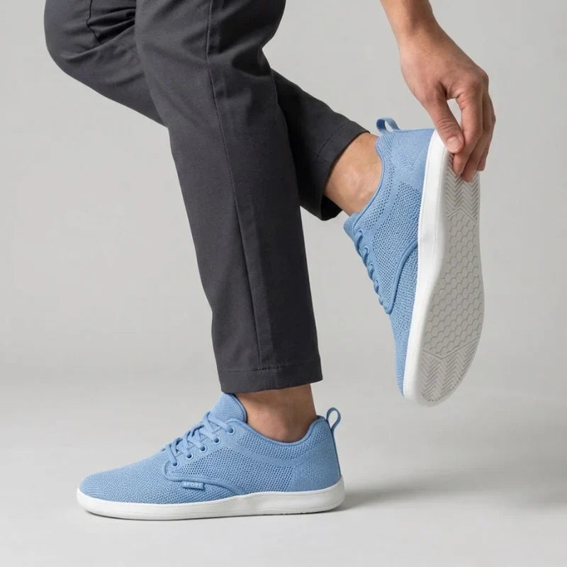 Helena | Knit Lace-Up Low-Top Casual Sneakers