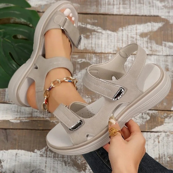 Shanyel | Double Strap Open Toe Sandals