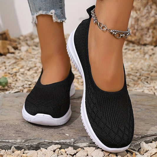 Syffina - Breathable Slip On Walking Shoes