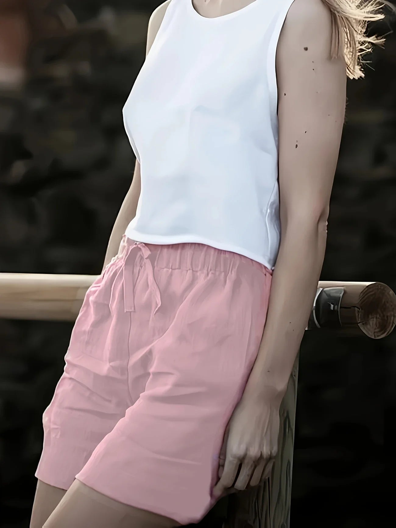 Niamh | Casual Drawstring Pocket Summer Shorts