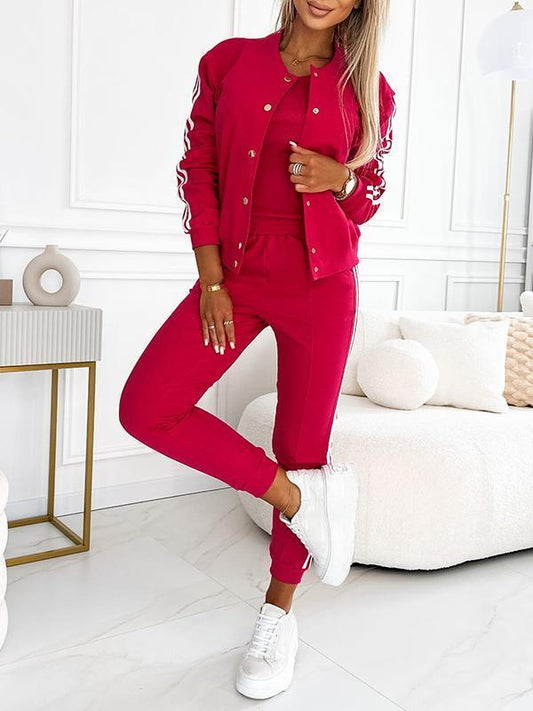 Kendra | Three Piece Jogger Lounge Set