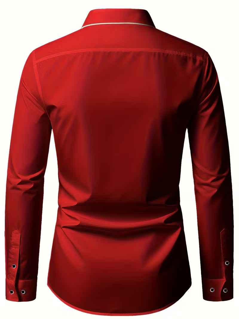 Daven | Long Sleeve Slim Fit Button Shirt