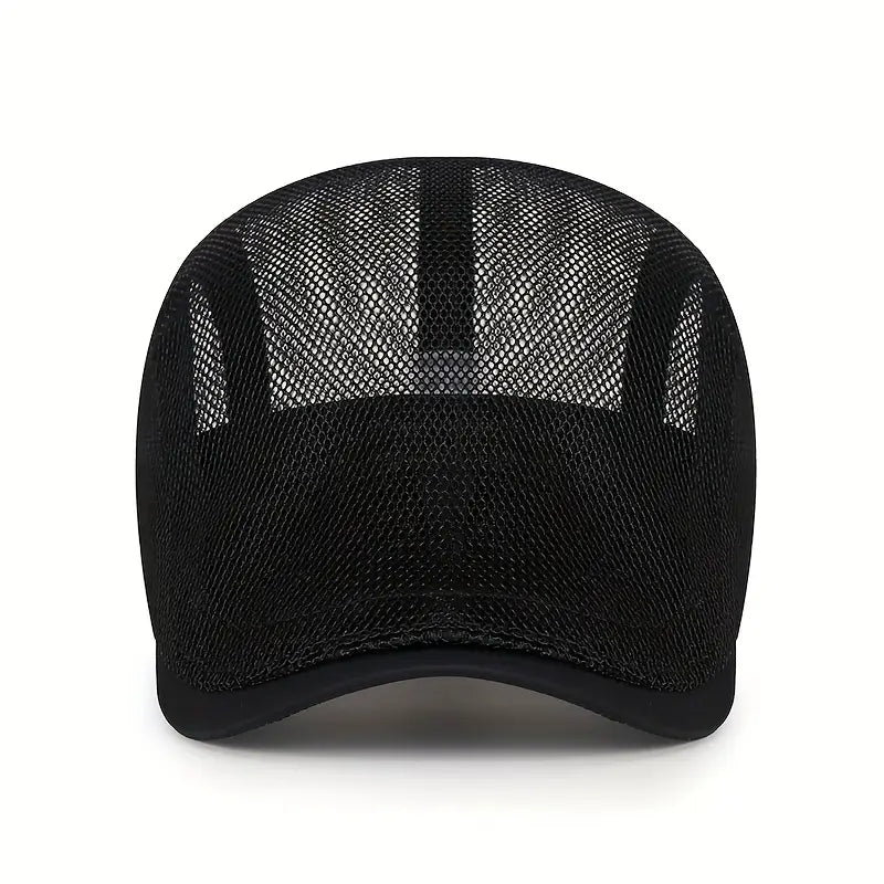 Beckett | Mesh Flat Cap Adjustable Golf Hat