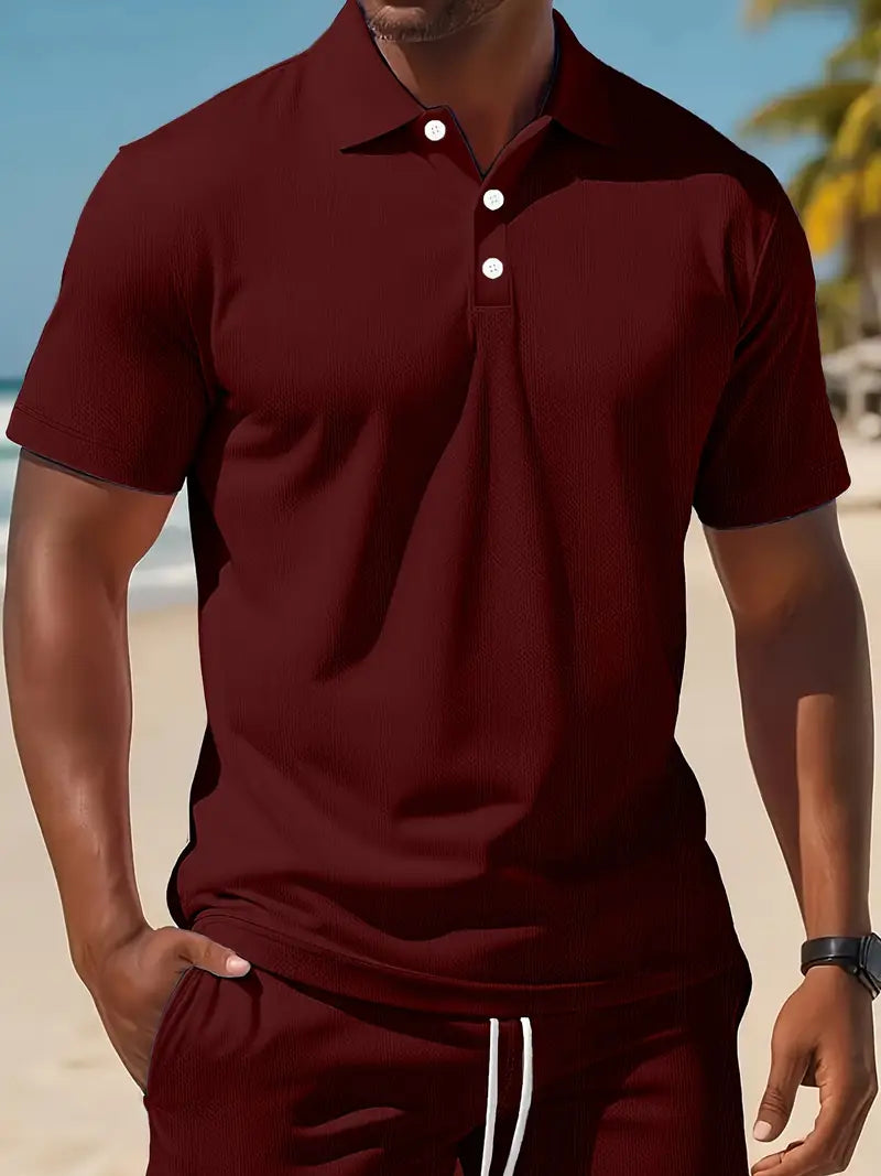 Kelvin | Polo Shirt and Shorts Set