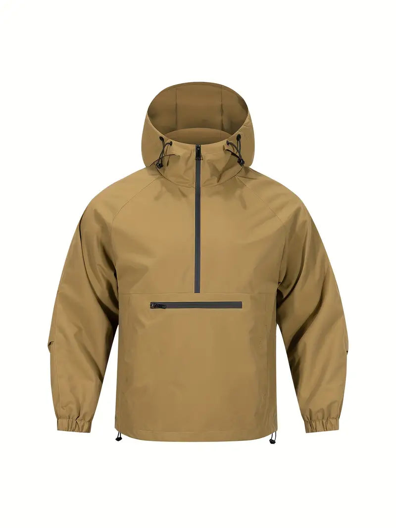 Shepard | Hooded Half-Zip Pullover Jacket with Pocket