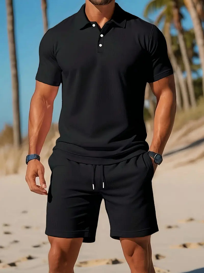 Kelvin | Polo Shirt and Shorts Set