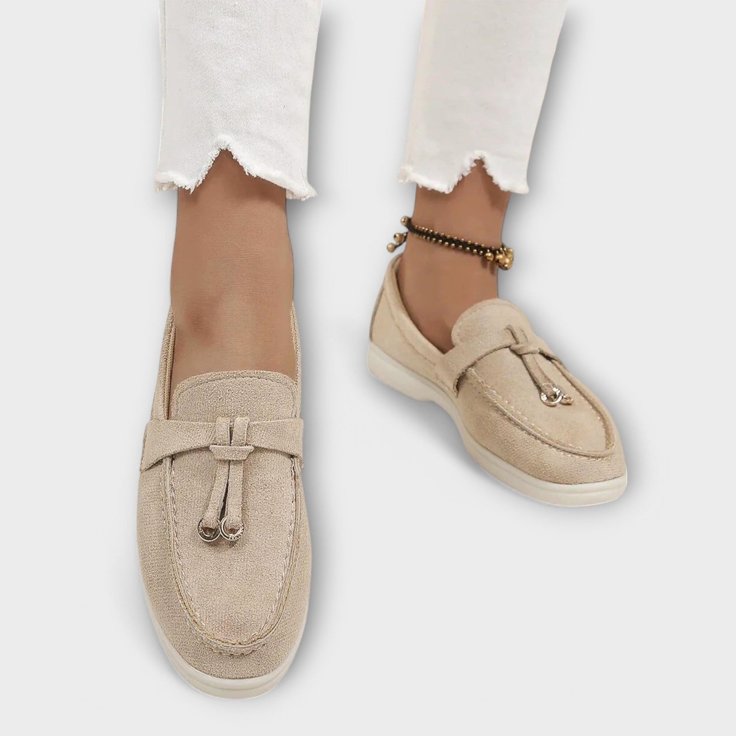 Jenine | Slip-On Loafers with Metal Trim