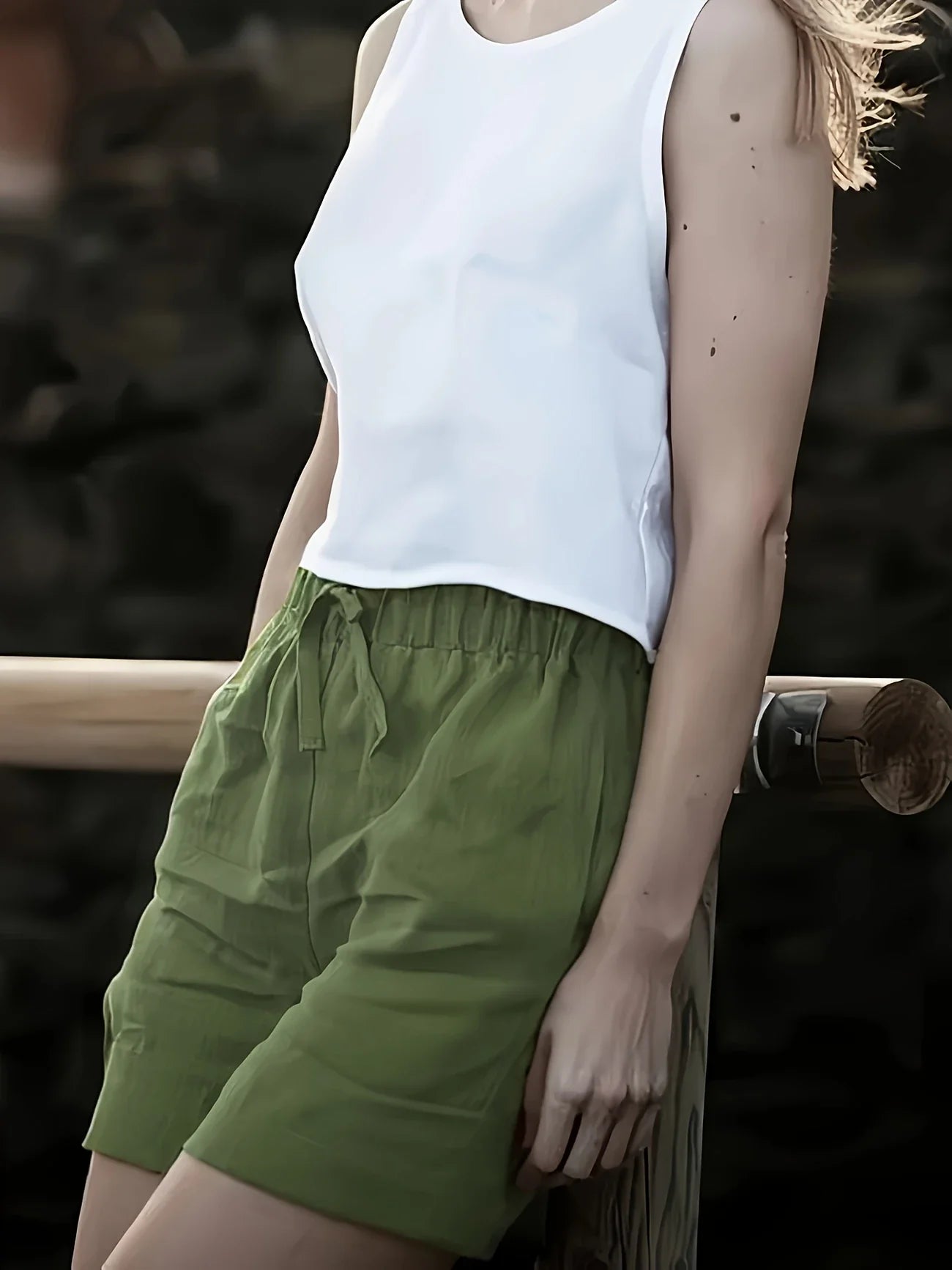 Niamh | Casual Drawstring Pocket Summer Shorts