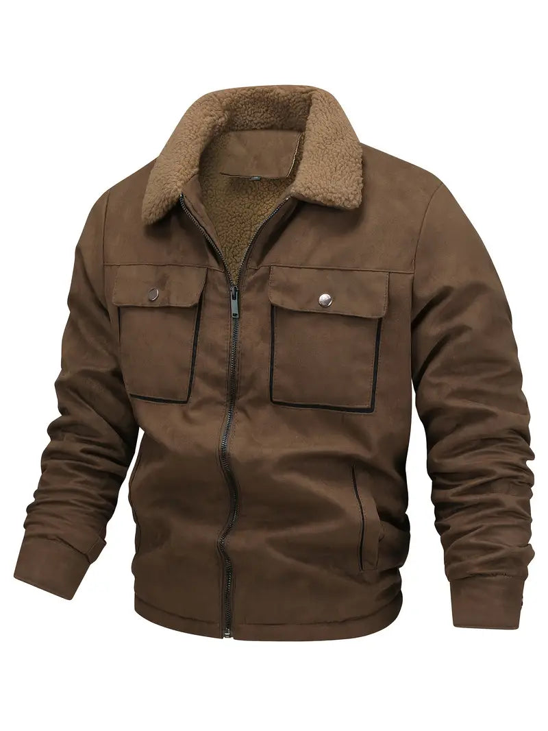 Grigory | Sherpa Collar Zip Jacket