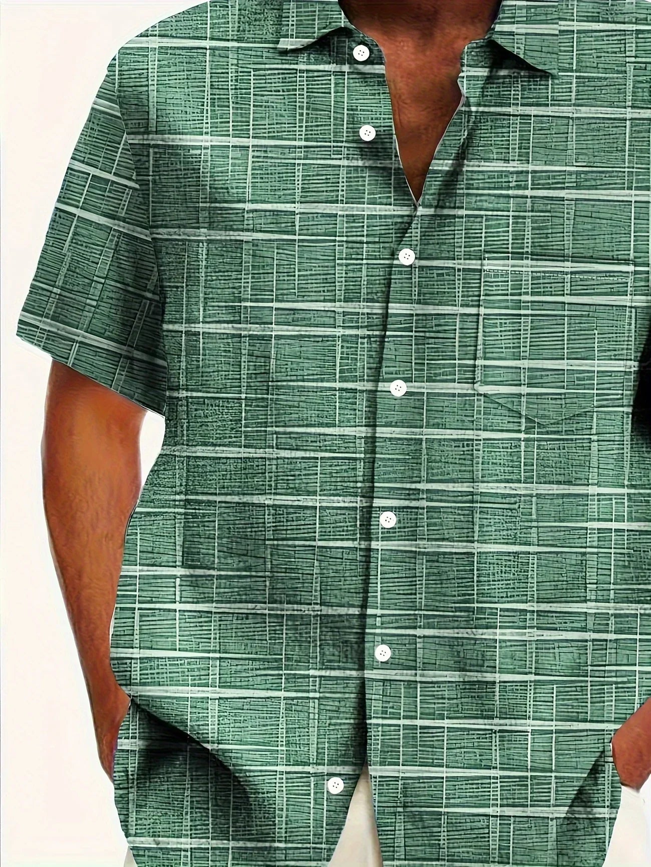 Haroyan | Plaid Stripe Button Shirt