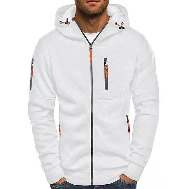 Clark | Cardigan With Hood Zipper and Utility Pockets