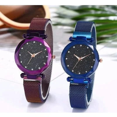 Enola | Star Dial Mesh Strap Watch