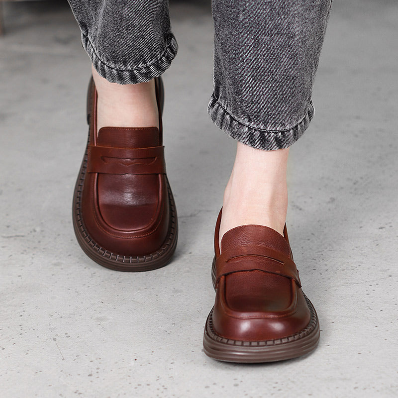 Damen penny | Penny Loafer with Wide Toe Box