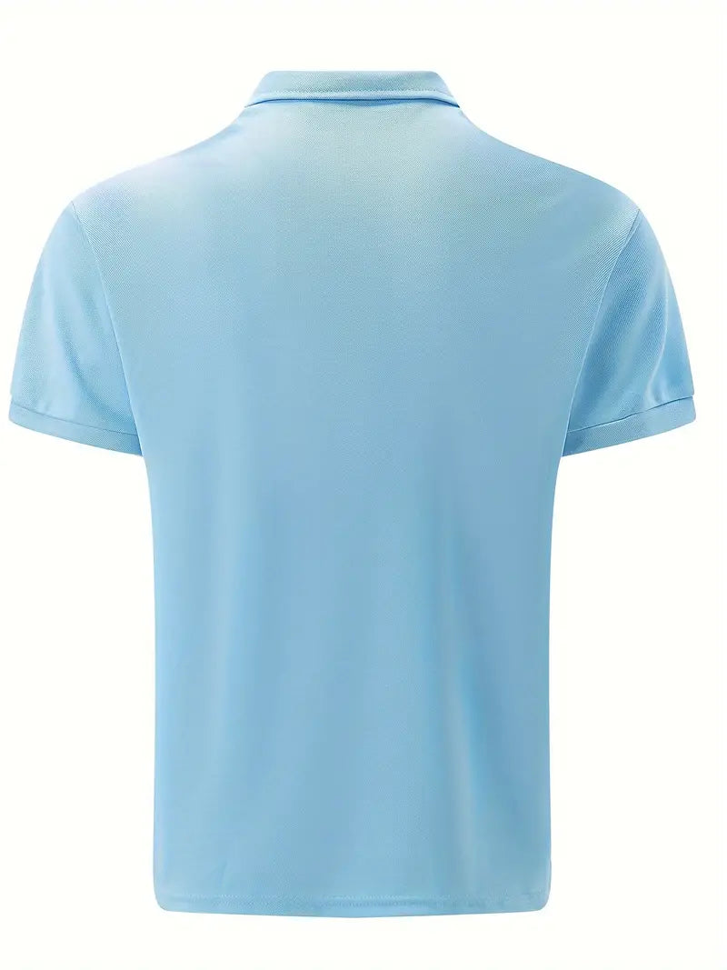 Ilan | Zip Collar Short Sleeve Polo