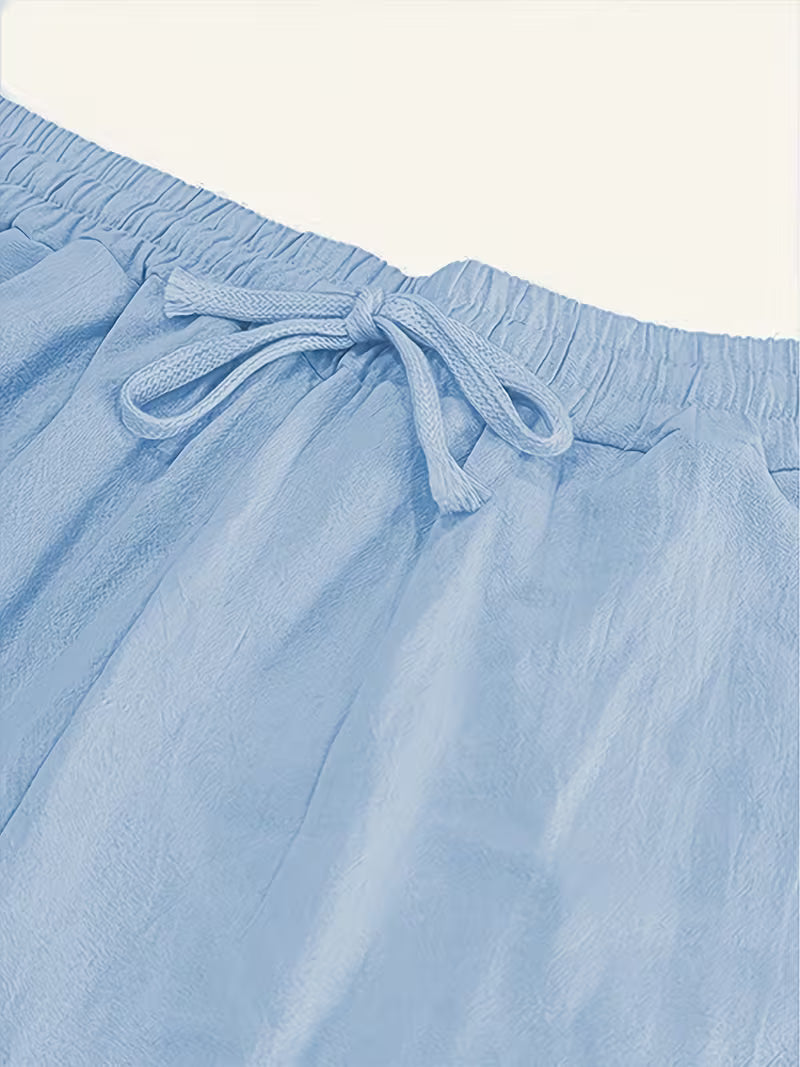 Raekwon | Cargo Drawstring Elastic Waist Shorts