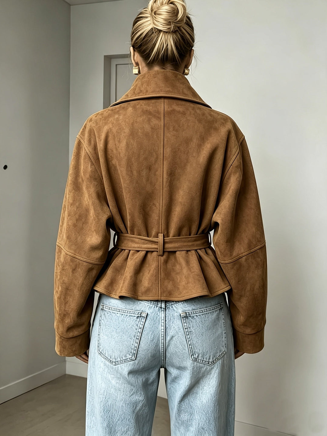 Drouin | Jacket With Tie Belt and Wide Sleeves