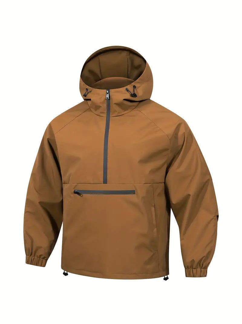 Shepard | Hooded Half-Zip Pullover Jacket with Pocket