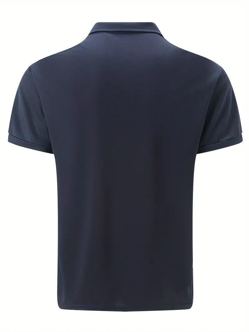 Ilan | Zip Collar Short Sleeve Polo